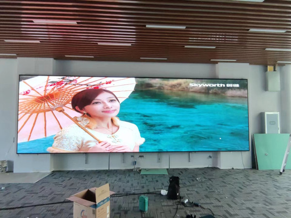 岑巩P1.53led小间距屏安装案例